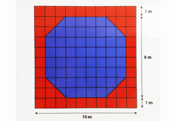 TATAMI DE KARATE-TAEKWONDO 100 X 100 X 2 CM TRIANGULAR/CUADRADA - Imagen 12