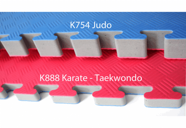 TATAMI DE KARATE-TAEKWONDO 100 X 100 X 2 CM TRIANGULAR/CUADRADA - Imagen 5