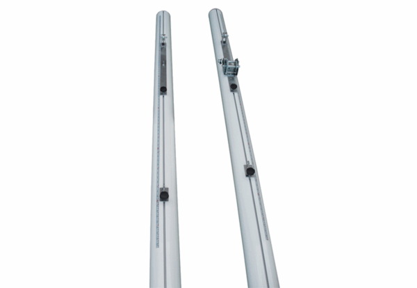 POSTES MULTIDEPORTE/MULTIALTURAS, ALUMINIO Ø90 MM, PARA ANCLAR (EX49) VOLEY