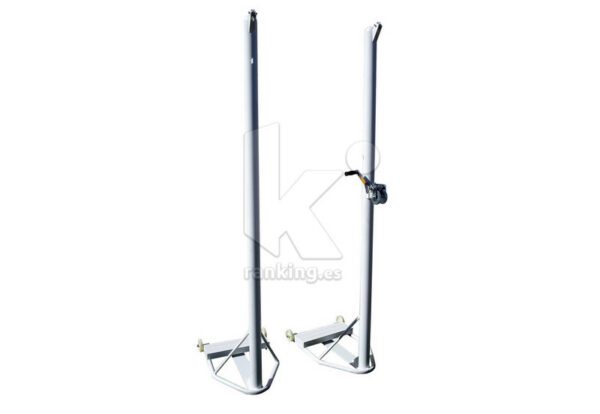 POSTES MULTIDEPORTE/MULTIALTURAS, METÁLICOS Ø80 MM, TRASLADABLES. (EX48) VOLEY