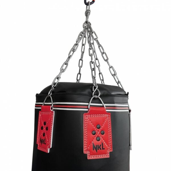SACO BOXEO  CODE P.U. NEGRO/ROJO 100/120/150/180 - Imagen 4