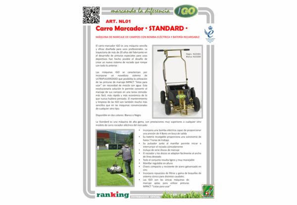 MAQUINA MARCA-CAMPOS IGO STANDARD - Imagen 3