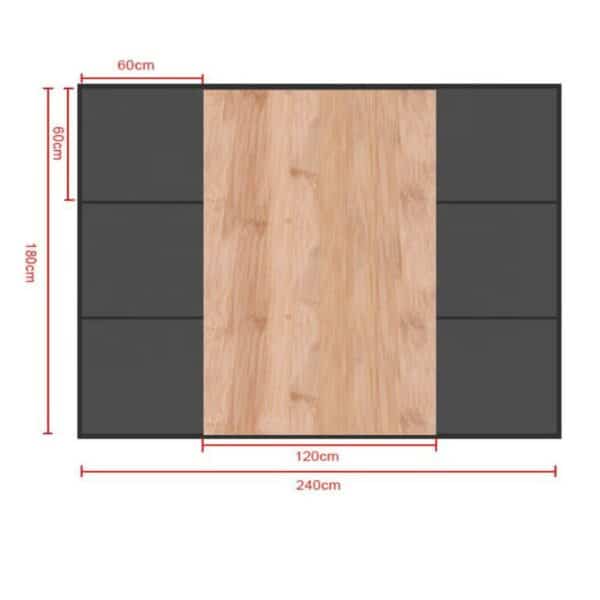 Plataforma de halterofilia 1,8X2,40M preguntar stock - Imagen 2