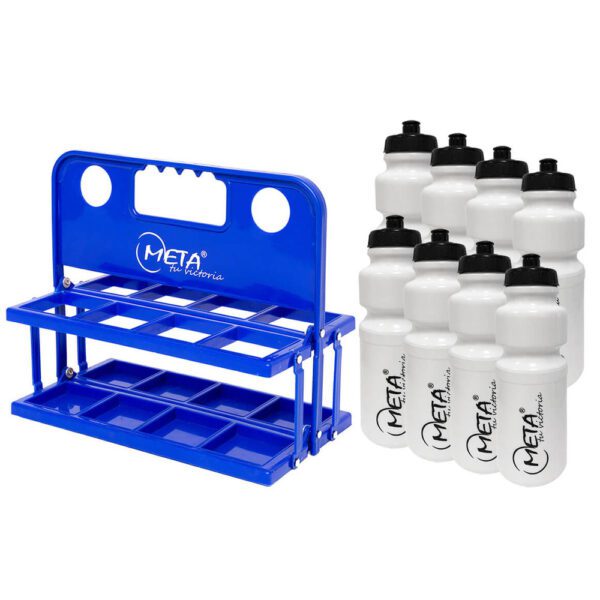 Kit De Botellero Plegable Con 8 Botellas - Imagen 2