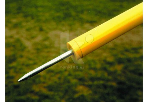 PICA SLALOM PUNTA METALICA 2 M. AMARILLA - Ø32MM DE PVC - Imagen 3
