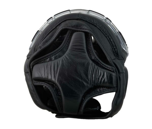 CASCO NEGRO CON PANTALLA LUCHA BOXEO ARTES MARCIALES - Imagen 2
