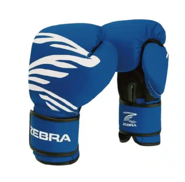GUANTES BOXEO ZEBRA FITNESS PU NEGRO/ROJO/AZUL 8/10/12/14/16 0NZAS - Imagen 6