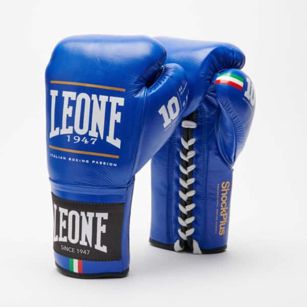 GN102L Guantes de Boxeo Leone 1947 “Shock plus” blanco/negro CON CORDON - Imagen 14