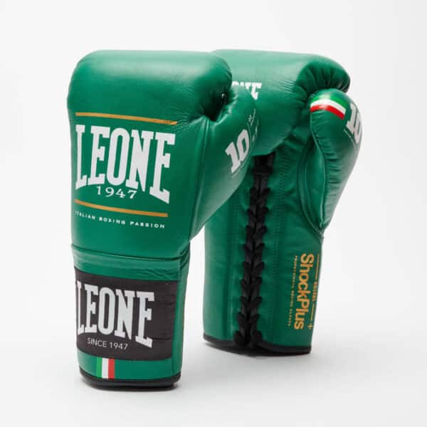 GN102L Guantes de Boxeo Leone 1947 “Shock plus” blanco/negro CON CORDON - Imagen 15