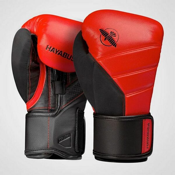 Hayabusa T3 Boxing Gloves Rojo-Negro GUANTES DE BOXEO - Imagen 2