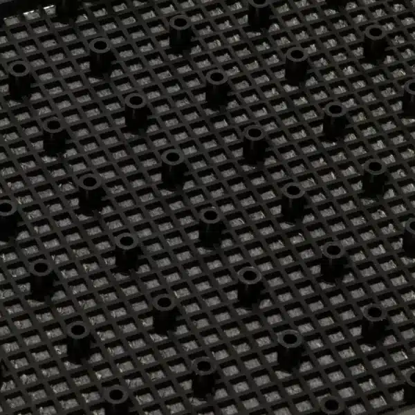 10 Baldosas de Césped Artificial 30x30 cm con Altura de Hierba 25mm Hierba Sintética de Exterior Verde - Imagen 4