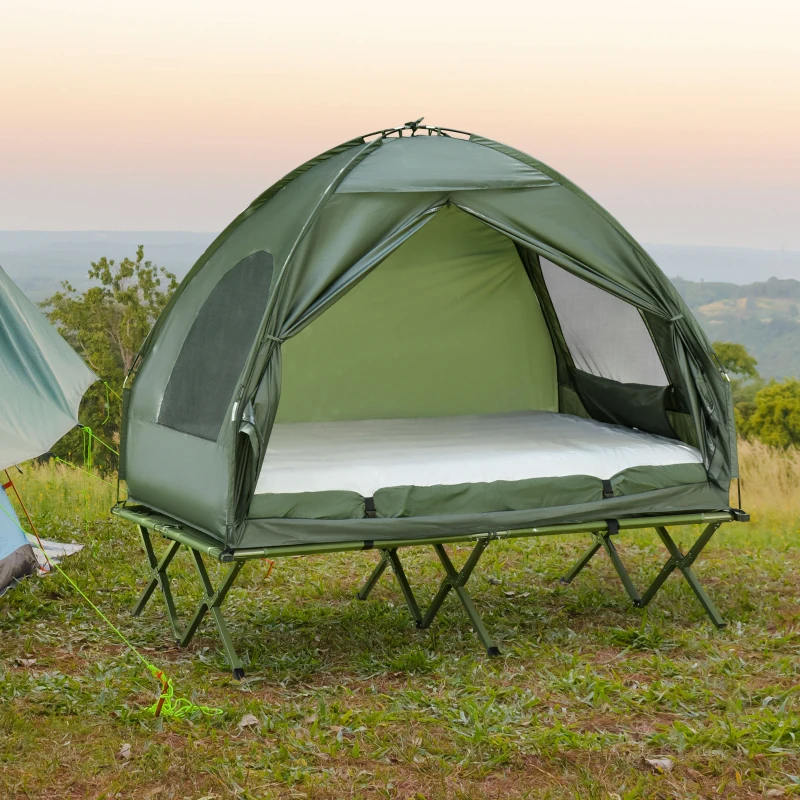 Cama de camping para tienda de campaña, cama plegable para camping, se