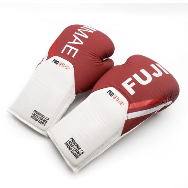 GUANTES BOXEO CUERDAS PROSERIES 2.0 PIEL 8/10/12/14 ONZAS GRANATE NEGRO - Imagen 10