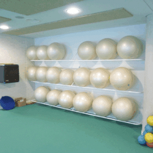 SOPORTE DE PARED PARA BALONES GIGANTES DE 55 A 75CM. longitud 3/1,8 metros