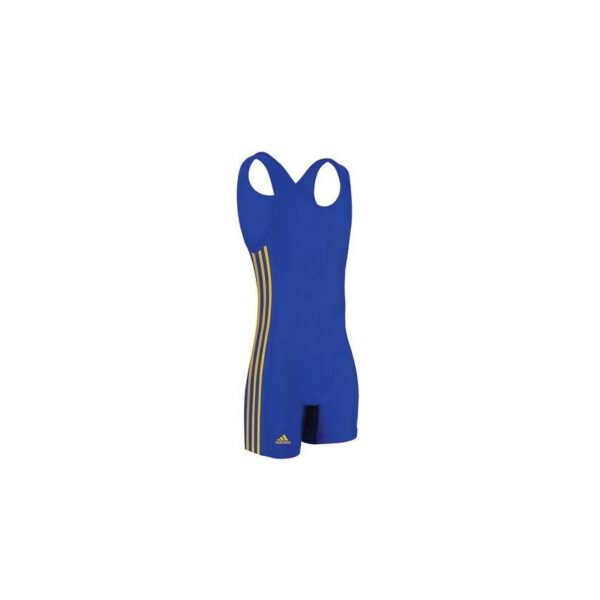 MALLA ADIDAS HOMBRE "3 BANDAS DORADAS" (AZUL)
