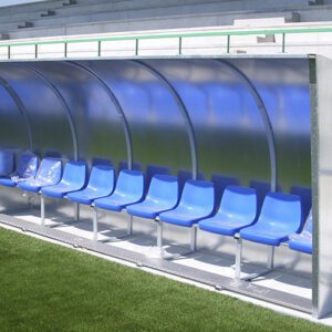 Banquillo suplentes fijo antivandálico “Tauro”