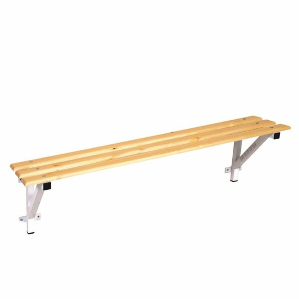 BANCO VESTUARIO MADERA A LA PARED