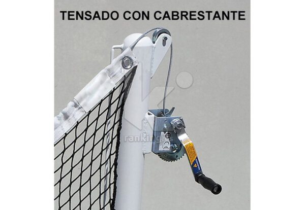 POSTES DE VOLEY ALUMINIO, Ø 90 MM, PARA ANCLAR. (EX43) TENSOR POR CABLESTANTE - Imagen 5