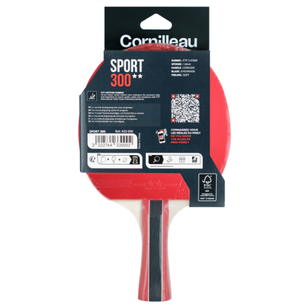 Pala Ping Pong Cornilleau Sport 3000 Excell Carbon 413000 - Imagen 7