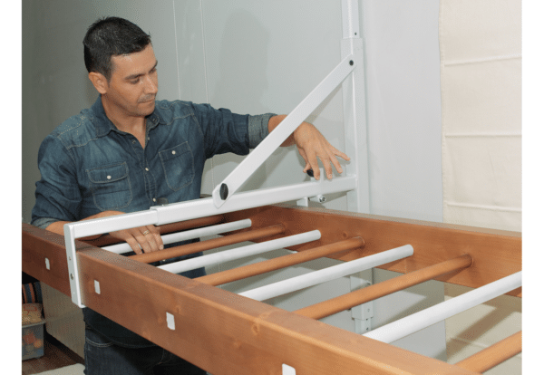Escalera DOMAN School ® - Pared- Soportes regulables en altura y Plegables - Imagen 12