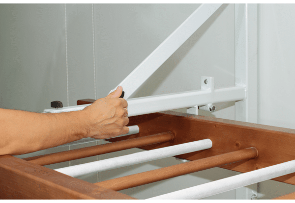 Escalera DOMAN School ® - Pared- Soportes regulables en altura y Plegables - Imagen 11
