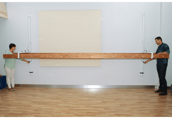 Escalera DOMAN School ® - Pared- Soportes regulables en altura y Plegables - Imagen 10