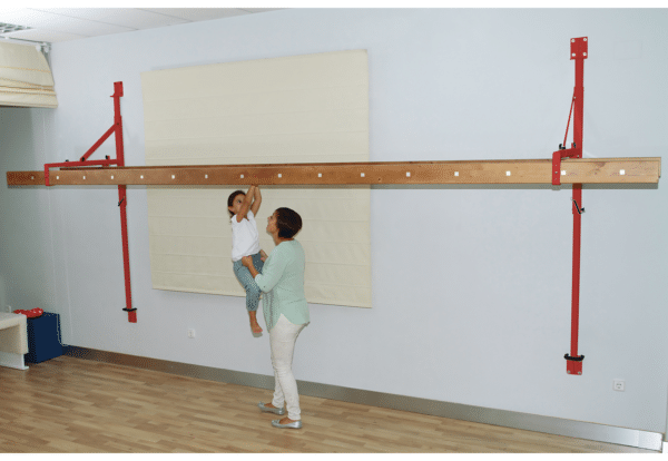 Escalera DOMAN School ® - Pared- Soportes regulables en altura y Plegables - Imagen 2