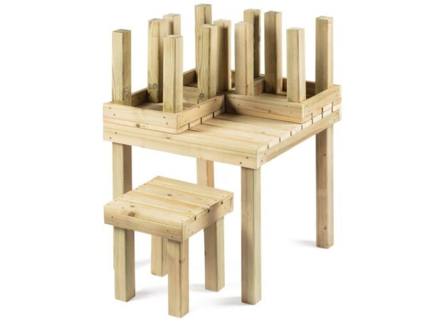 Set Riga 80 x 80 x 75 cm MESA Y 4 SILLAS PORTES GRATIS - Imagen 3