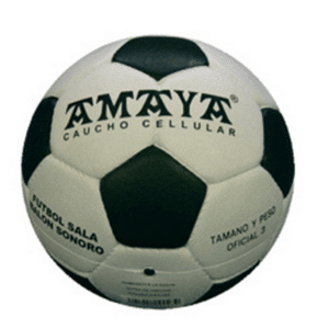 BALÓN FÚTBOL SALA SONORO. CAUCHO Ø182MM.