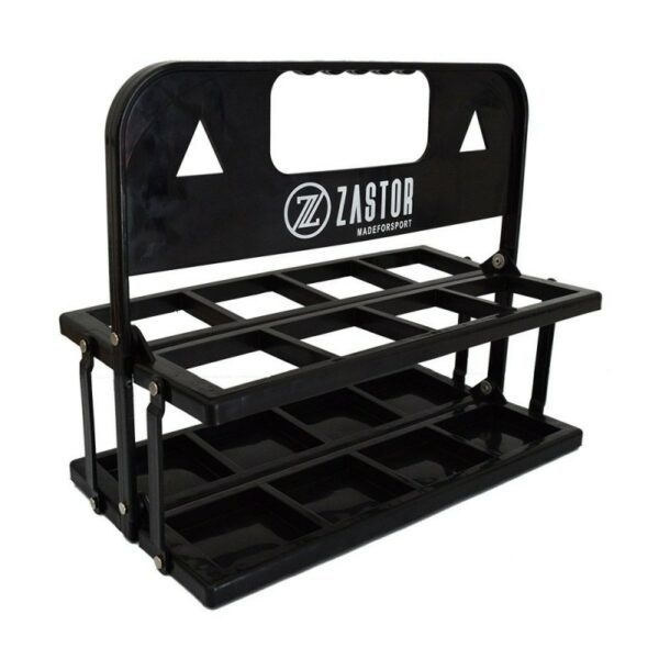 Botellero plegable MOE-8 - Ø70mm - Negro/rojo 750 ml - Imagen 5
