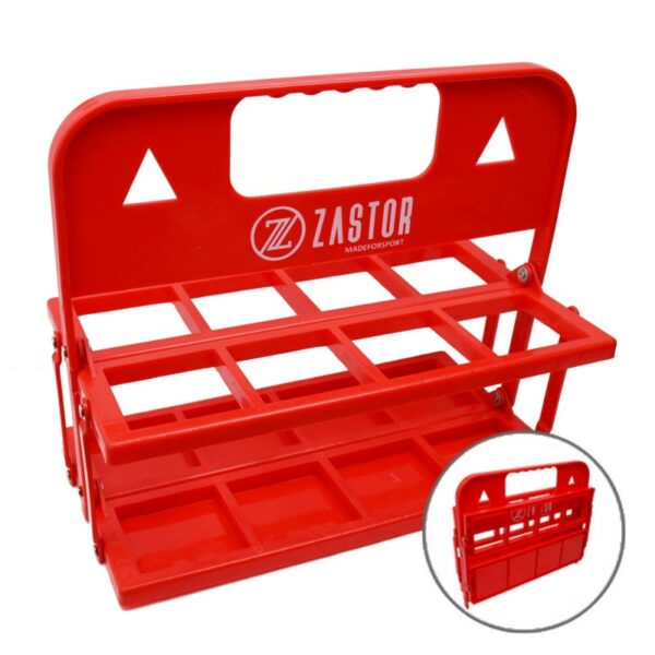 Botellero plegable MOE-8 - Ø70mm - Negro/rojo 750 ml - Imagen 7
