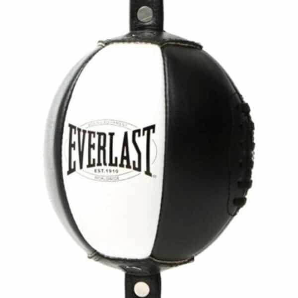 Everlast 1910 Double End Bag Negro-Blanco punching doble enganche - Imagen 3