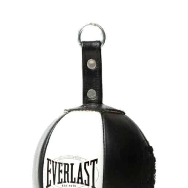 Everlast 1910 Double End Bag Negro-Blanco punching doble enganche - Imagen 2