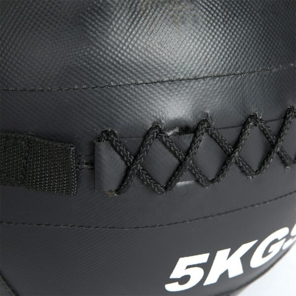 Wallball Negro para Crosstraining balon de pared 3/5/7/9kg BALON MEDICINAL CON REBOTE - Imagen 3