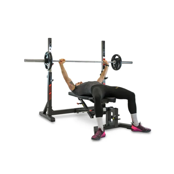 Olympic Rack G510 press ajustable Banco PRESS AJUSTABLE semi-profesional BH Fitness con envío gratis, - Imagen 11