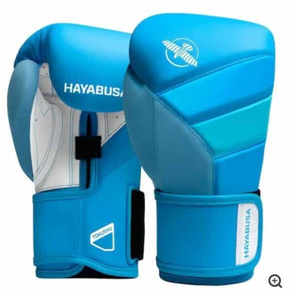 Hayabusa T3 Neon Boxing Gloves Celeste