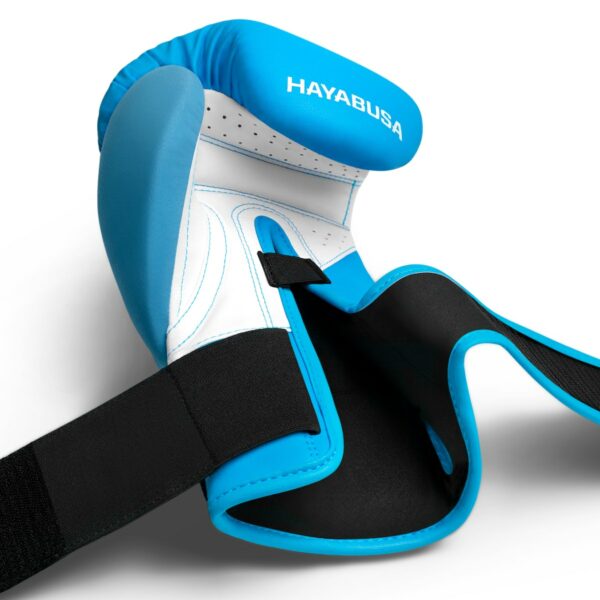 Hayabusa T3 Neon Boxing Gloves Celeste - Imagen 2