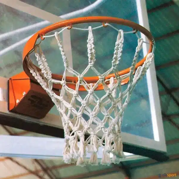 JUEGO 2 REDES BALONCESTO ALGODÓN 6MM 12 GANCHOS
