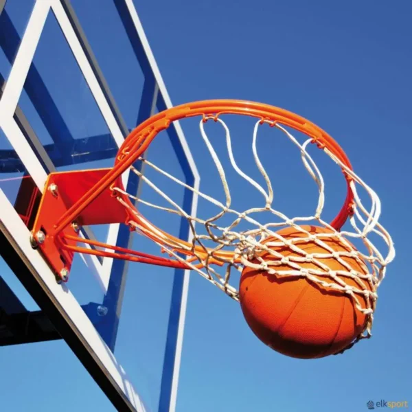 JUEGO 2 REDES BALONCESTO NAILON 4,5/6MM-12 GANCHOS