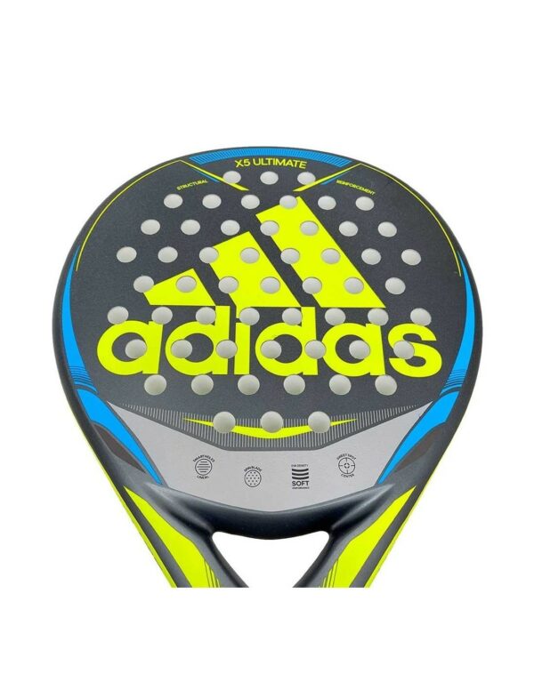 PALA PÁDEL ADIDAS X5 ULTIMATE YELLOW - Imagen 5