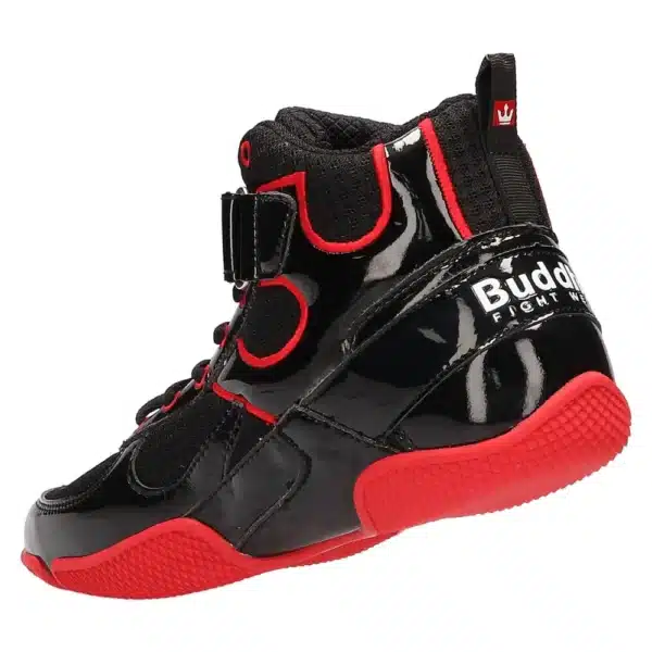 ZAPATOS DE BOXEO BUDDHA ONE NEGROS/GRIS OSCURO-DORADO/NEGRO-PLATEADO/AMARILLO-NEGRO - Imagen 3
