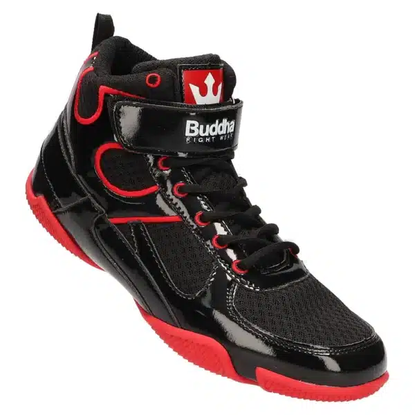 ZAPATOS DE BOXEO BUDDHA ONE NEGROS/GRIS OSCURO-DORADO/NEGRO-PLATEADO/AMARILLO-NEGRO - Imagen 7