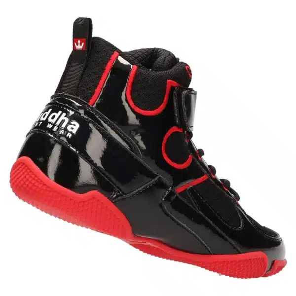 ZAPATOS DE BOXEO BUDDHA ONE NEGROS/GRIS OSCURO-DORADO/NEGRO-PLATEADO/AMARILLO-NEGRO - Imagen 5