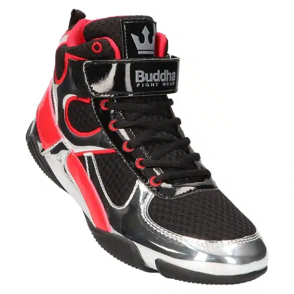 ZAPATOS DE BOXEO BUDDHA ONE NEGROS/GRIS OSCURO-DORADO/NEGRO-PLATEADO/AMARILLO-NEGRO - Imagen 12