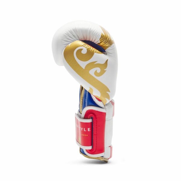 Guantes de Boxeo THAI STYLE GN114 AZUL/BLANCO/ROJO - Imagen 21