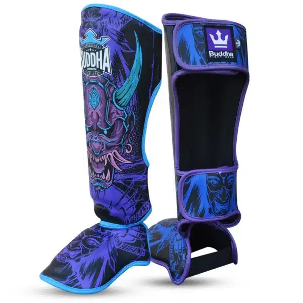 ESPINILLERAS MUAY THAI KICK BOXING LUZBEL PREGUNTAR STOCK - Imagen 3