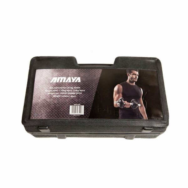 Set Mancuernas Pesas Cross Training Halterofilia 20 kg Home - Negro - Imagen 2