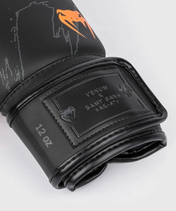Venum S47 Boxing Gloves Negro-Naranja - Imagen 3