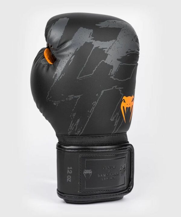 Venum S47 Boxing Gloves Negro-Naranja - Imagen 2