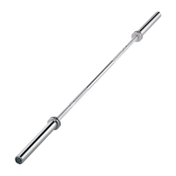 BARRA OLÍMPICA PROFESIONAL 2.2M * 50MM 8 RODAMIENTOS 454KG agarre 28mm - Imagen 4